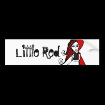 'Little Red' Bumper Sticker bumper stickers