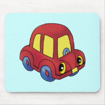 Little red car mouse mats