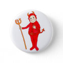 'Little Red Devil' Button or Badge button