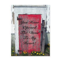 Little Red Door Postcard