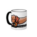 Little Red Doxie Mug mug