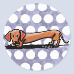 Little Red Doxie Stickers