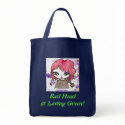 Little Red Head Loving Green- Bag