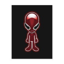 Little Red Man Postcard