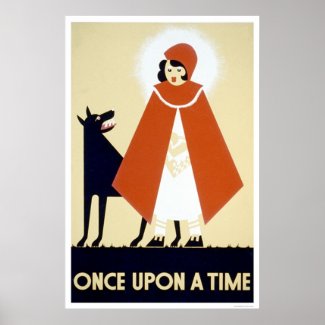 Little Red Riding Hood 1937 WPA Poster