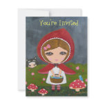 Little Red Riding Hood- Bedtime Story Party Personalized Invitation