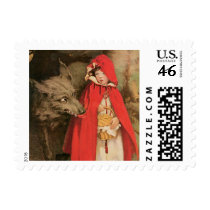 Little Red Riding Hood by Jessie Willcox Smith Stamps