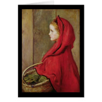 Little Red Riding Hood by John Everett Millais cards