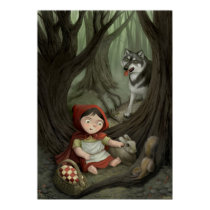 Little Red Riding Hood Children's Art Print