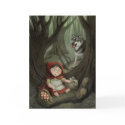 Little Red Riding Hood Greeting Card by karyn_lewis Little Red Riding Hood Greeting Card