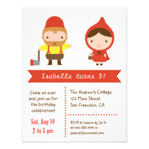 Little Red Riding Hood Kids Birthday Party