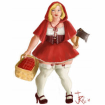 Little Red Riding Hood Magnet photo sculptures by Jodee Little Red Riding Hood Magnet photo sculptures