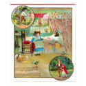 Little Red Riding Hood Vintage Poster posters