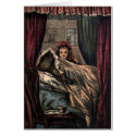 Little Red Riding Hood Wolf in Grandmother's Bed cards