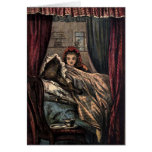 Little Red Riding Hood Wolf in Grandmother's Bed cards