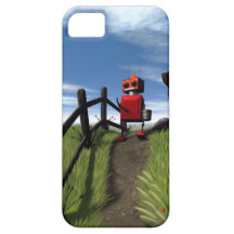 Little Red Robot iPhone 5 Cover