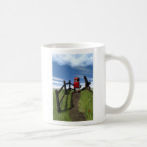 Little Red Robot Mug