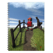 Little Red Robot Notebook