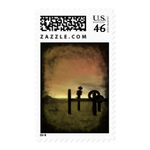 Little Red Robot Postage