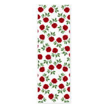 Little Red Roses Bookmark Business Card