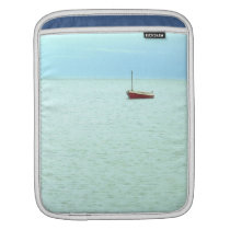 Little red sail boat ipad sleeves