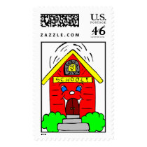 Little Red Schoolhouse postage