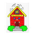Little Red Schoolhouse postcards by BackToSchoolDays Little Red Schoolhouse postcards