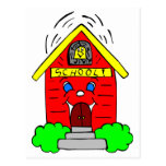 Little Red Schoolhouse Postcard
