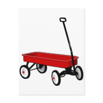Little Red Wagon postcards