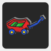 little red wagon sticker