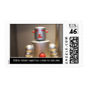 Little Robot Man Is Stuck postage by bitterwaitress Little Robot Man Is Stuck postage