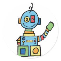 Little Robot Stickers by littleamylee Little Robot Stickers