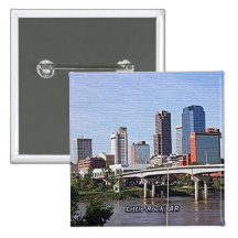 Little Rock, Arkansas Button