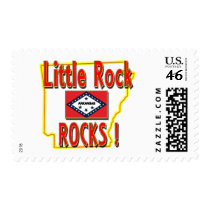 Little Rock Rocks ! (red) Postage Stamps