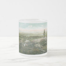 Little Round Top, Gettysburg Battlefield Vintage Mugs