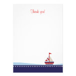Little Sailboat Flat Thank You note Custom Invitation
