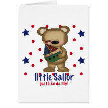 Little Sailor Like Daddy Card
