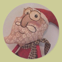 Little Saint Nick Stickers by disgustedcats Little Saint Nick Stickers