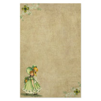 Little Saint Patty's Day Girl- Stationery- No Line