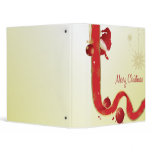 little-santa-on-ribbon 3 ring binder
