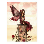 Little Scarlet Rose Fairy Postcard