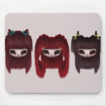 Little Scary Dolls Mouse Pad