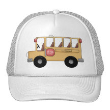 Little School Bus Mesh Hat