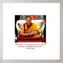 Little Seeds Art HH Dali Lama Quote posters
