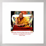 Little Seeds Art HH Dali Lama Quote Poster