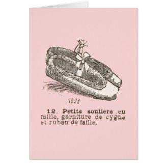 Little Silk Slippers Vintage French Fashions Cards