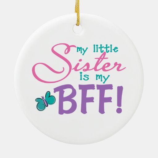 little sister bff butterfly christmas ornament little sister bff butterfly christmas ornament