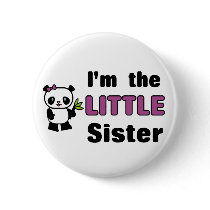 Little Sister button by tshirtfun Little Sister button