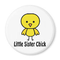 Little Sister Chick magnets