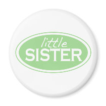 Little Sister (oval) magnets